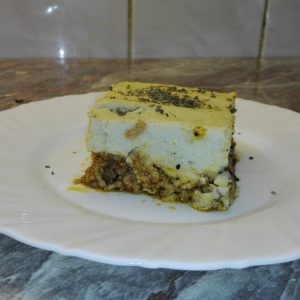 Zöldséges húsos pite