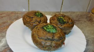 Brokkolis paprikás muffin